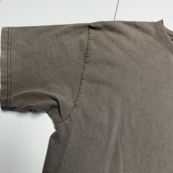 Vintage Lucky 13 T Shirt Mens Large Y2K Brown Short Sleeve Graphic Print - Picture 9 of 16